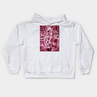 Pink Sticker Street Art NYC Kids Hoodie